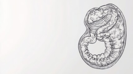 Embryonic Development Sketch