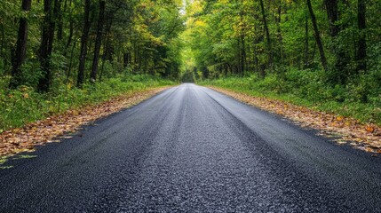 Fototapeta premium Tranquil Forest Road