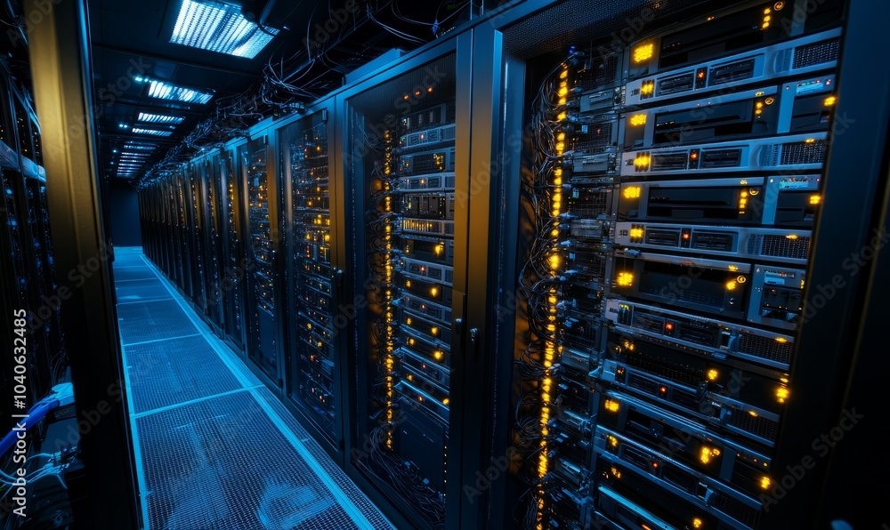 Poster computer system technology that provides online network services. processor, software services, appl