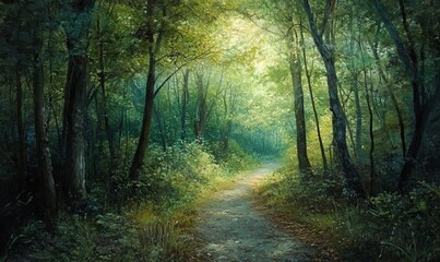 Obraz premium Enchanted wood