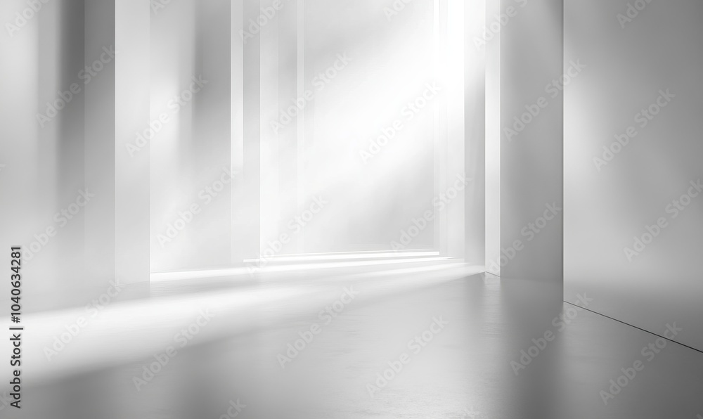 Poster abstract white and silver are light pattern gray with the gradient is the with floor wall metal text
