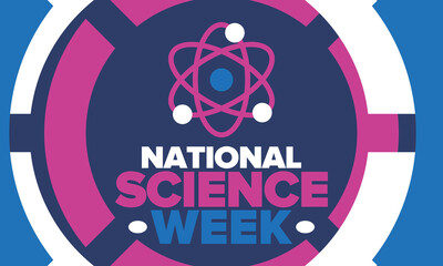 National Science Week. Celebrating science, technology, engineering and maths. DIY. Medical and healthcare. Vector illustration