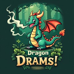 Whimsical Dragon Dreams Design