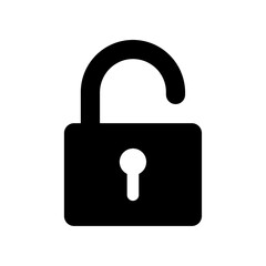 Unlocked lock icon