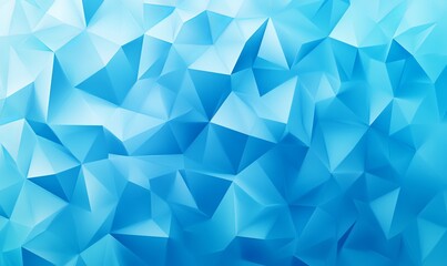 Fototapeta premium Blue abstract polygonal mosaic background