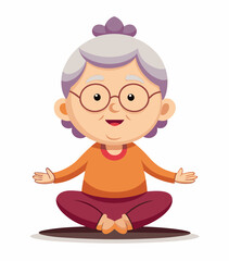 Secrets of longevity: how a smile and yoga help grandmothers stay cheerful and happy.