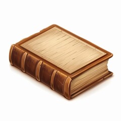 Obraz premium Book icons, 3d realistic textbook symbol, education pictogram, bookstore logo, library graphic element