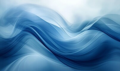 Obraz premium Blue wavy background abstract texture conceptual cover design