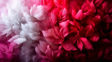 Naklejka premium Abstract background of red and white petals.