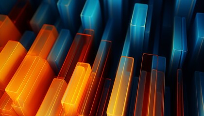 colorful cube squrare, digitalization