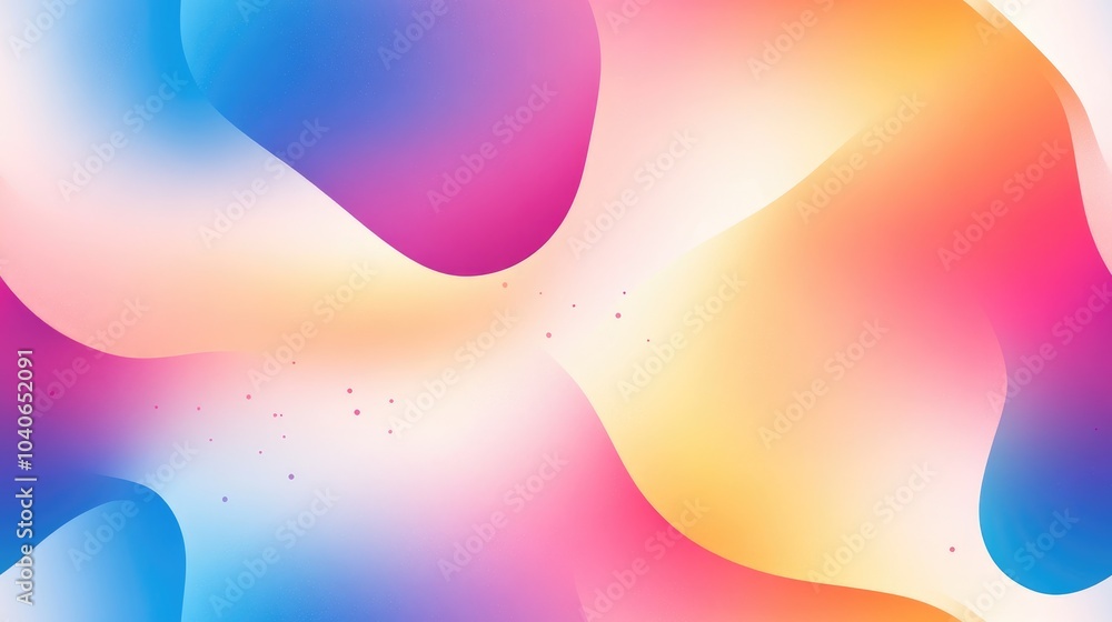 Aufkleber abstract illustration featuring a unique shape and a gradient color fill