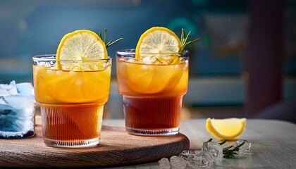 Fototapeta premium glass of lemonade