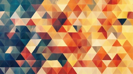 Fototapeta premium Low Poly Triangular Pattern Wallpaper