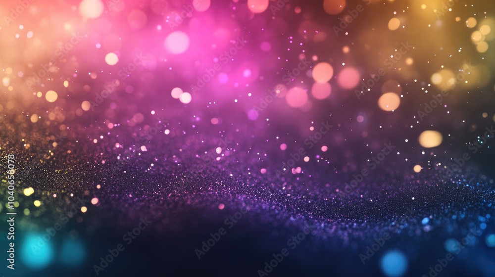 Poster abstract powder splatted background with a freeze motion effect of color powder exploding featuring 