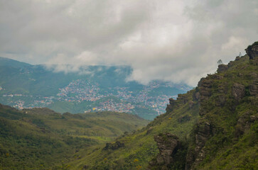 Rocks, mountains, peaks and all things natural in a state park near the city of Ouro Preto in the state of Minas Gerais, Brazil