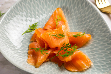 Smoked salmon