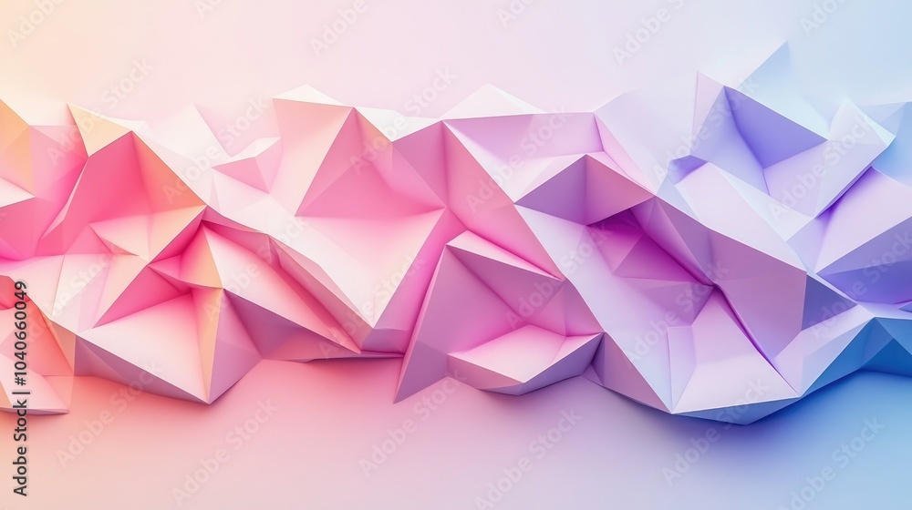 Poster low poly triangle geometric pattern background