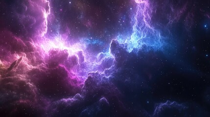 High definition star field background in a 3D cartoon rendering of deep space Colorful starry night sky texture of the outer space