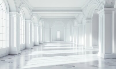 White Interior Background