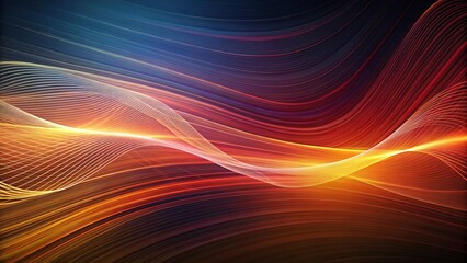 Abstract organic lines as panorama wallpaper background
