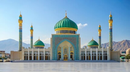 Fototapeta premium Mosques Around the World: Sacred Spaces in Islamic Culture