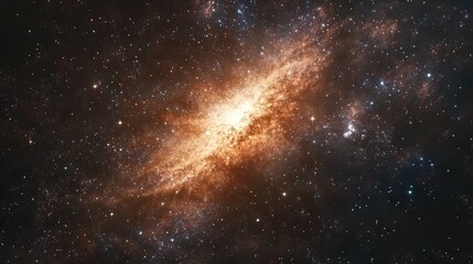 Naklejka premium Beautiful stars in the galaxy depicted through 3D cartoon rendering