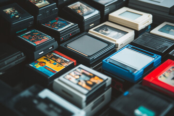 Game cartridges for retro consoles