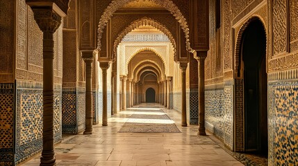 Fototapeta premium The Art of Islam: Exploring Calligraphy, Architecture, and Spirituality