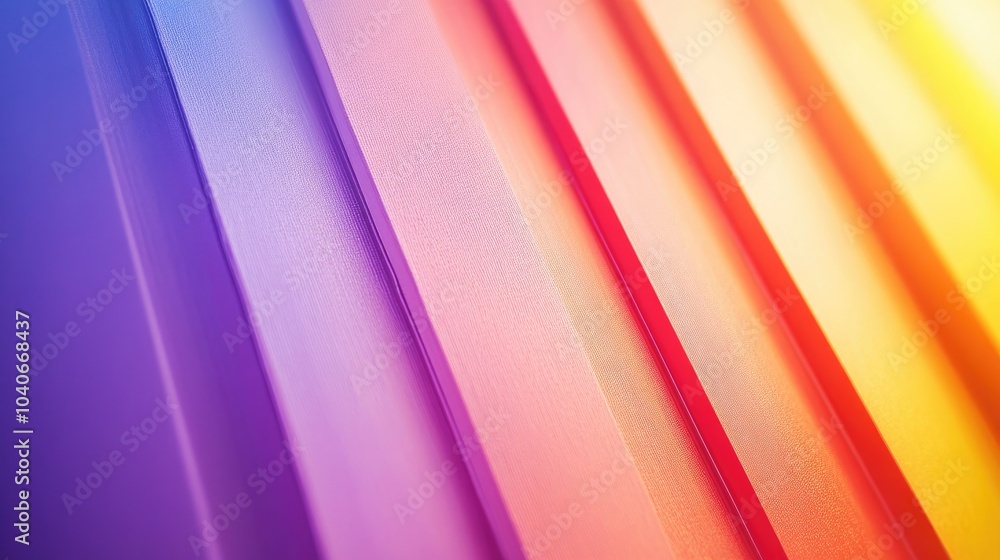 Poster close up view of vibrant multi colored gradient light displaying a striking color effect with layere