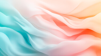 Obraz premium A vivid blend of pastel colors creates a dreamy liquid art scene, perfect as an abstract wallpaper and vibrant background