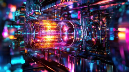 Obraz premium Breakthroughs in Quantum Computing and Future Technologies