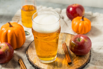 Cold Autumn Hard Pumpkin Apple Cider