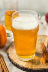 Cold Autumn Hard Pumpkin Apple Cider