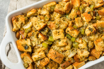 Homemade Thanksgiving Turkey Stuffing Dressing