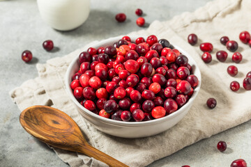 Organic Raw Red Cranberries