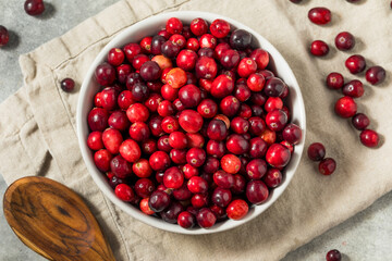 Organic Raw Red Cranberries