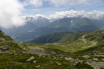 Fototapeta premium mountain landscape with clouds