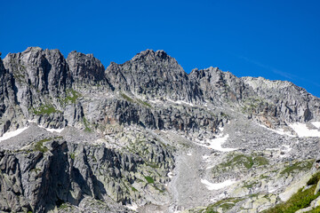 landscape in the swiss mountains