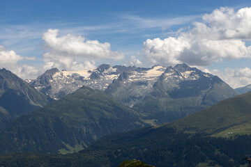 landscape in the swiss mountains