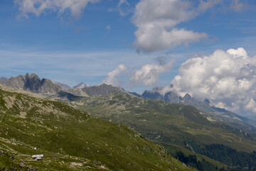 Naklejka premium landscape in the swiss mountains