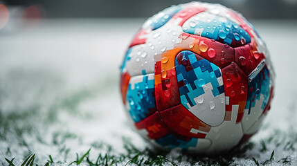 soccer ball on grass