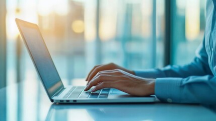 Startup founder traveling for a business meeting, working on a laptop at the airport