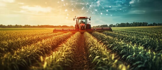 Digital farming interface providing satellite imagery and analytics for crop management