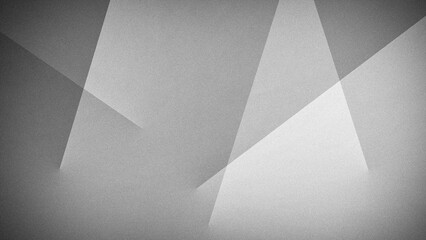 Abstract 4K grayscale background with geometric shapes and a grainy texture, creating a minimalist and modern feel. Ideal for professional templates and backdrops