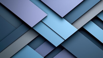 Fototapeta premium Abstract geometric background with blue, gray, and purple colors.