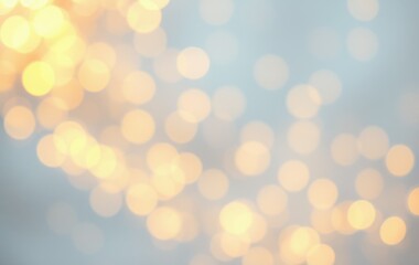 Obraz premium Golden bokeh lights with soft blur