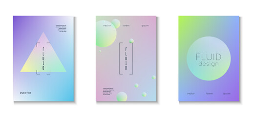 Holographic Shape. Geometric Hologram Poster. Triangle Background. Pink Abstract Set. 3d Design. Aesthetic Trend Illustration. Vibrant Elements. Purple Holographic Shape