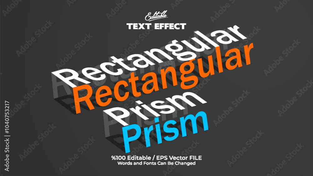 Poster reflect and layer style editable text effect