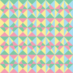 Hand drawn colour blocked pattern illustration
geometric