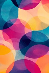Colorful geometric backgrounds featuring circles and lines, perfect for modern design.